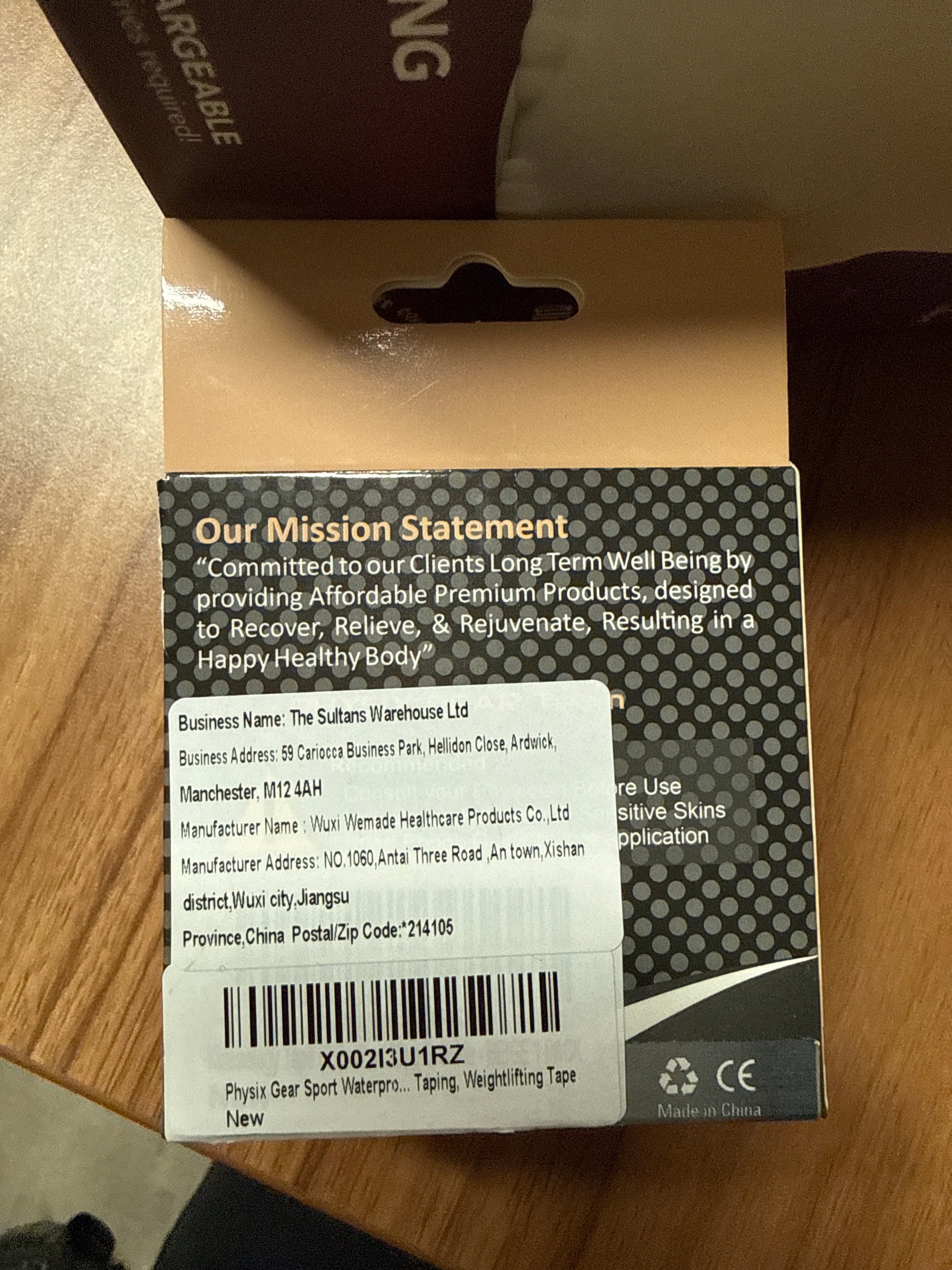 Physix Gear Sport Kinesiology Athletic Tape – 1 Pack, Beige (2 in x 16.5 ft Roll) – Durable Support for Muscles & Joints