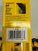Stanley 24 in. High Impact ABS 1-BEAM Level – Durable, Accurate (42-468)