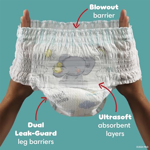 Pampers Swaddlers 360 Diapers – Size 5 Super Pack, 52 Count