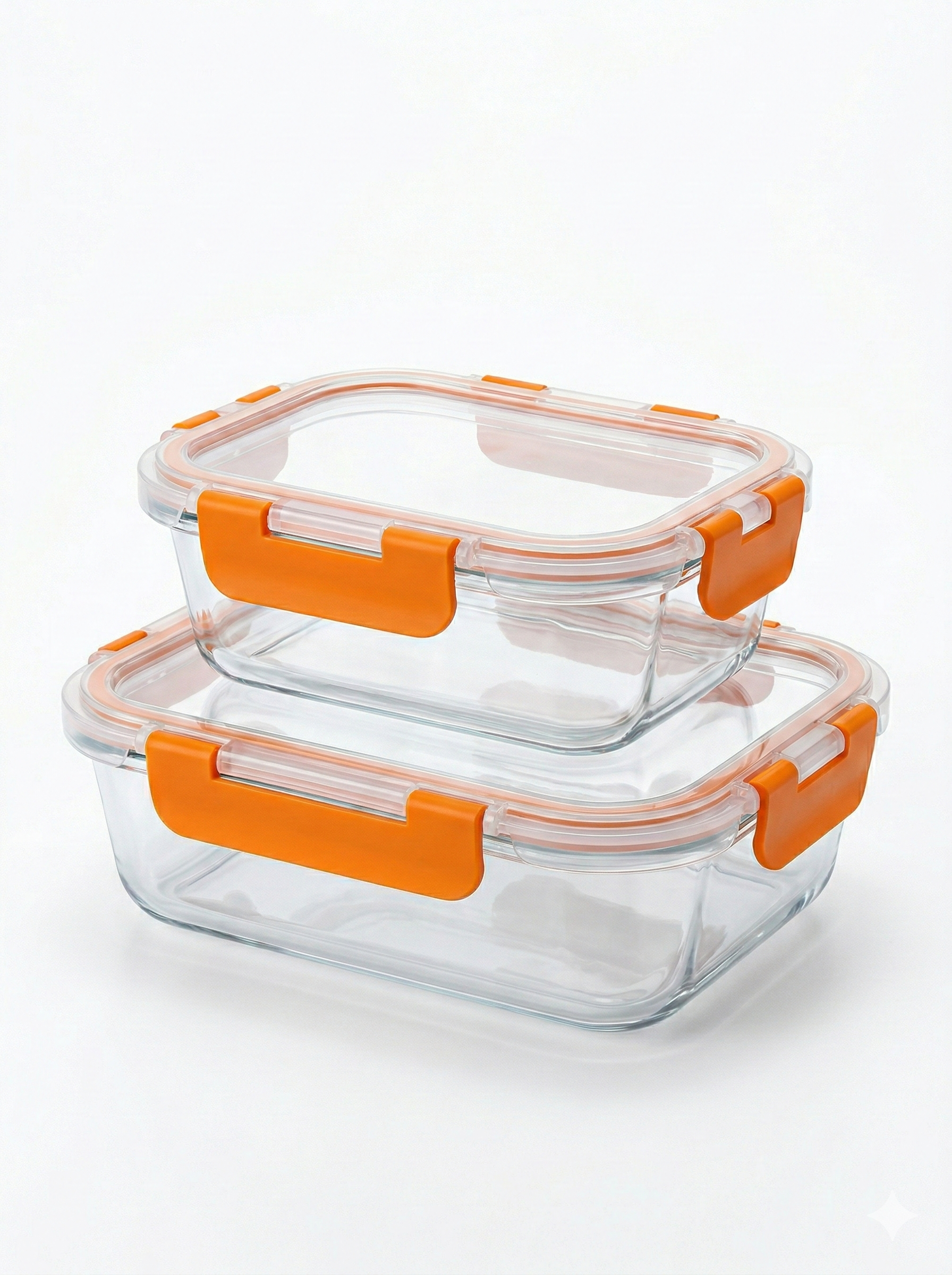 12-Piece Glass Food Storage Container Set – 6 Medium 17oz & 6 Mini 6oz, Airtight Snap-Lock Lids, BPA-Free, Microwave, Oven & Freezer Safe