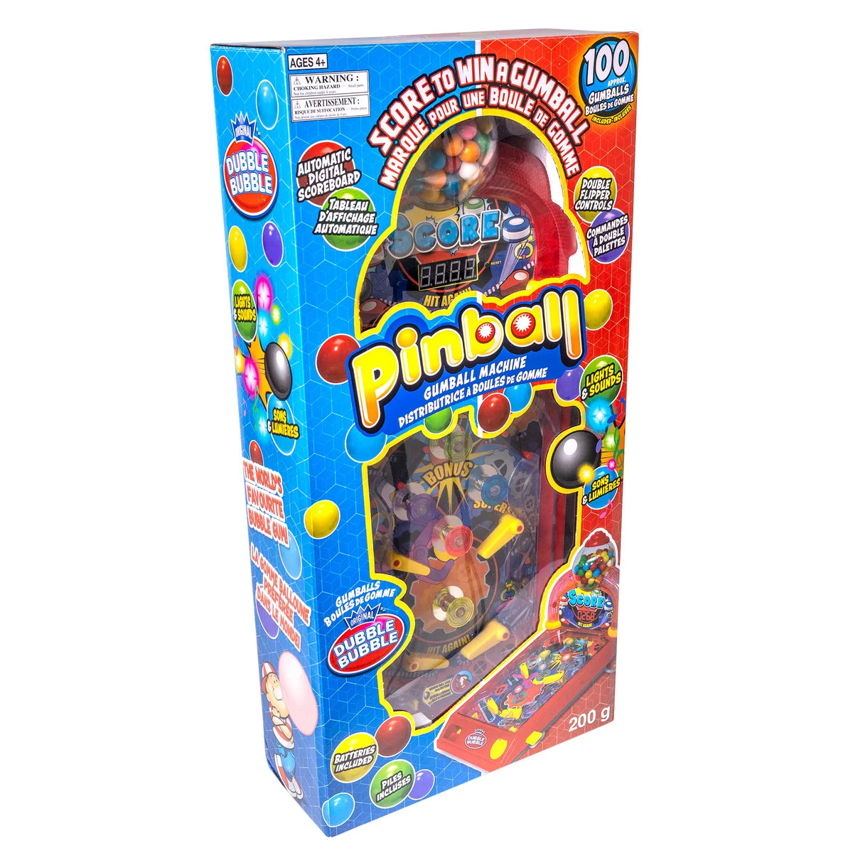 Dubble Bubble Pinball Machine Candy Dispenser – 200 g
