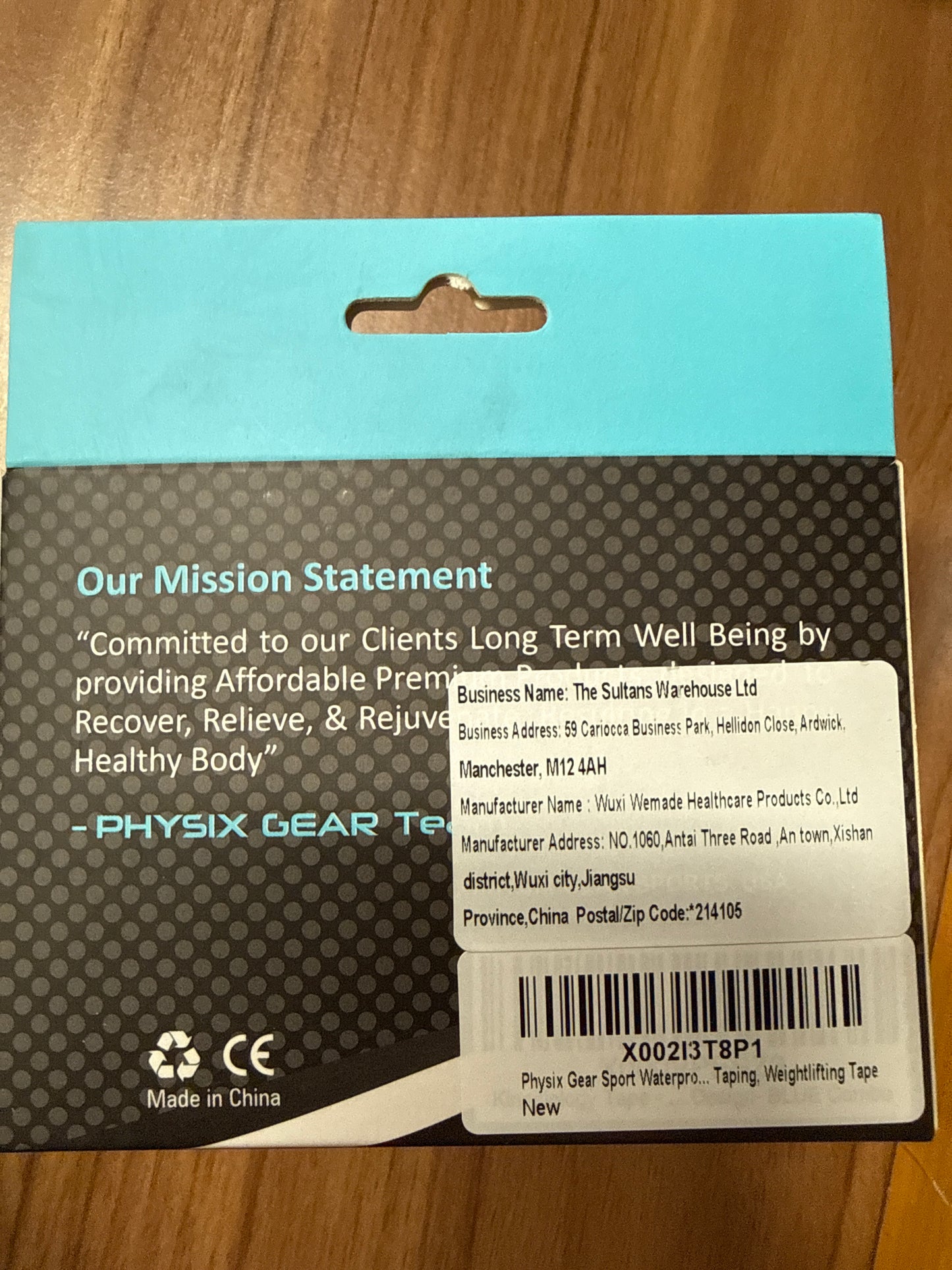 Physix Gear Sport Kinesiology Athletic Tape – 2 Pack (2 in x 16.5 ft Rolls) – Premium Support for Muscles & Joints