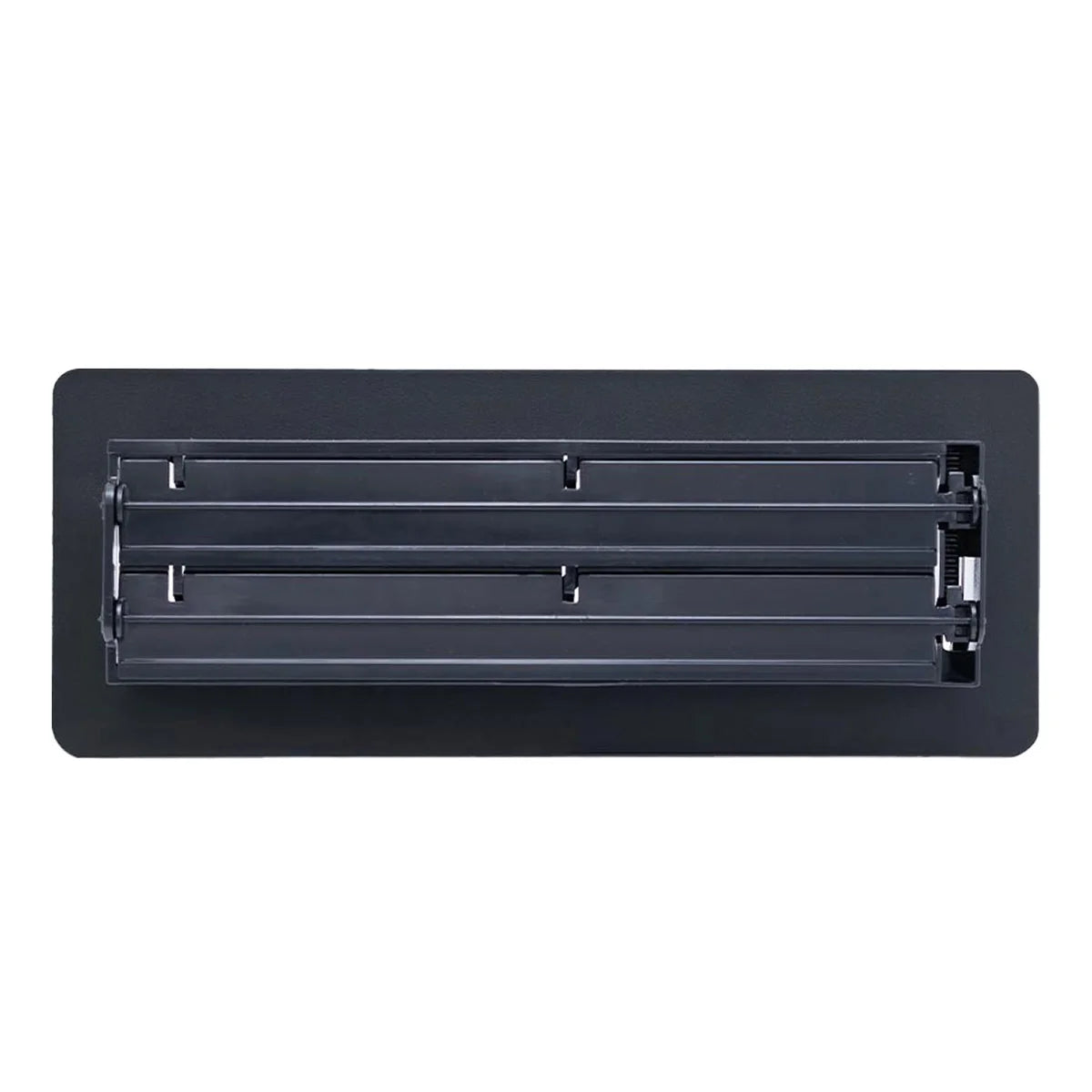 Manor House Black Low Profile Scroll Design Floor Registers – 3-Pack