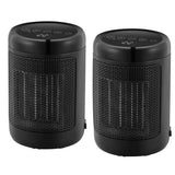 OmniHeat Digital Ceramic Personal Heater – 2-Pack, Adjustable Temperature & Compact Design