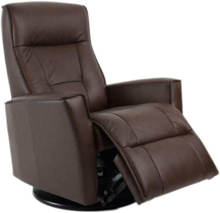Palliser Anais Top-Grain Leather Swivel Glider Power Recliner