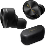 Technics Premium Hi-Fi True Wireless Bluetooth Earbuds with Advanced Noise Cancelling, 3 Device Multipoint Connectivity, Hi-Res Audio + Enhanced Calling Wireless Earbuds - EAH-AZ80-K (Black)