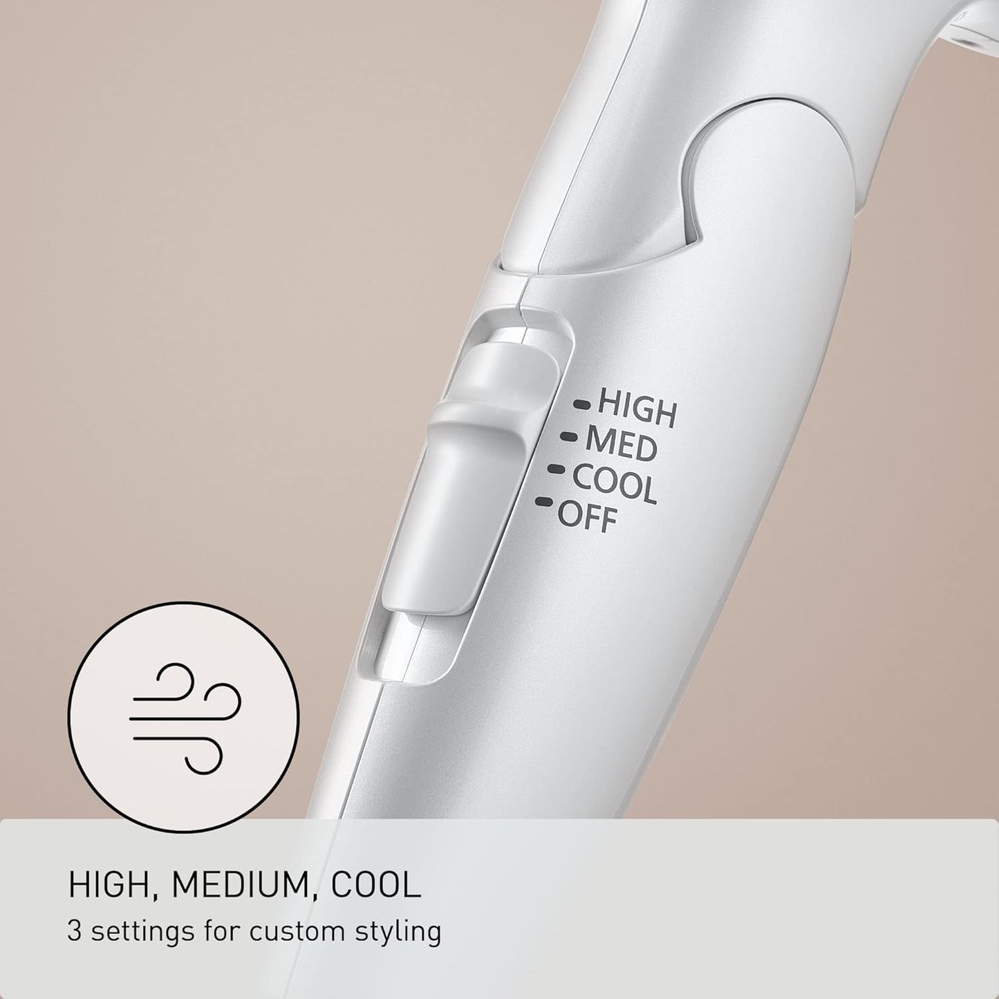 Panasonic EH-NA2C Nanoe Compact Hair Dryer – White