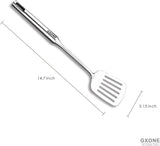 Stainless Steel Slotted Spatula – Durable, Heat-Resistant Kitchen Cooking Tool