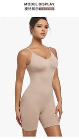 2-Pack Seamless Shapewear Bodysuits - Adjustable Tummy Control & Butt Lifting