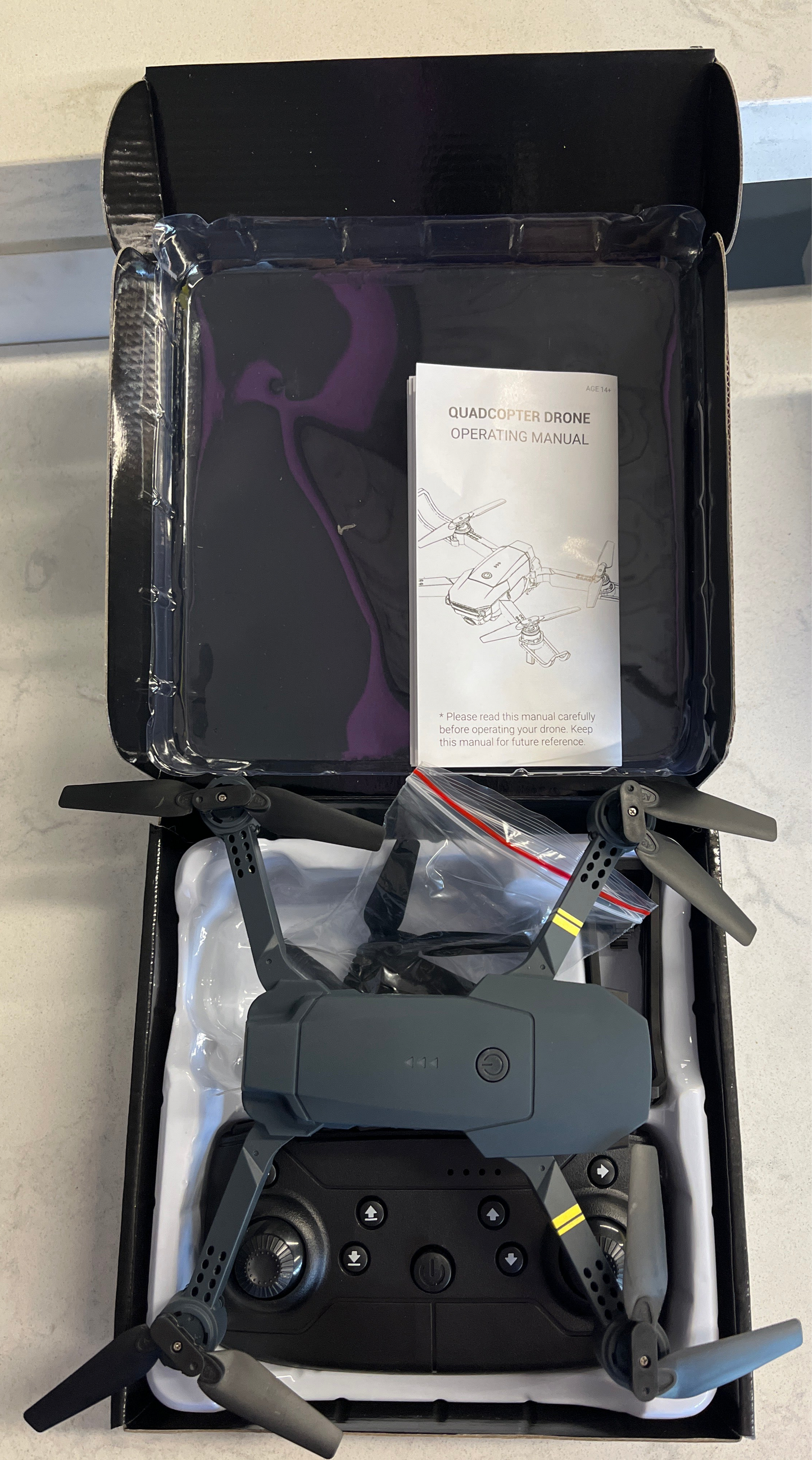 MOCVOO Drones with Camera for Adults Kids, Foldable RC Quadcopter, Helicopter Toys, 1080P FPV Video Drone for Beginners, 2 Batteries, Carrying Case, One Key Start, Altitude Hold,Headless Mode,3D Flips