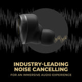 Technics Premium Hi-Fi True Wireless Bluetooth Earbuds with Advanced Noise Cancelling, 3 Device Multipoint Connectivity, Hi-Res Audio + Enhanced Calling Wireless Earbuds - EAH-AZ80-K (Black)