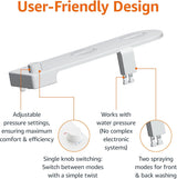 Amazon Basics Non-Electrical Slim Toilet Bidet – Adjustable Water Flow for Personal Hygiene