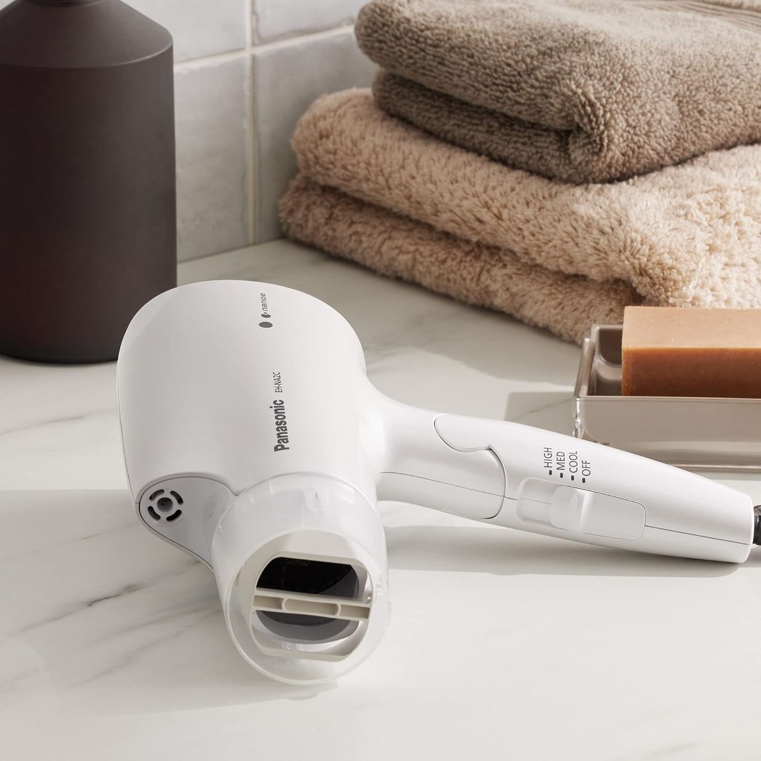 Panasonic EH-NA2C Nanoe Compact Hair Dryer – White