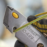 Stanley Quick Change Retractable Utility Knife – Heavy-Duty Box Cutter with Fast Blade Change, Ergonomic Grip, 2-Pack