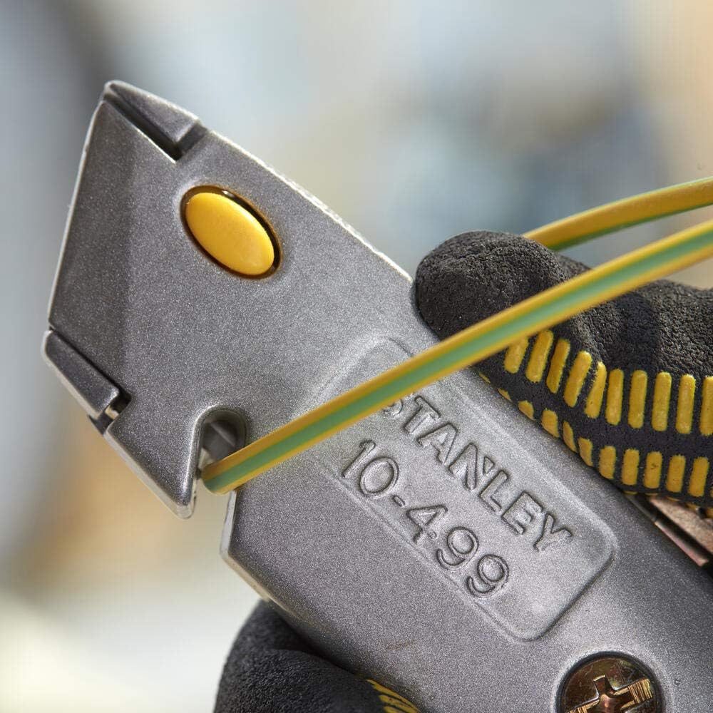 Stanley Quick Change Retractable Utility Knife – Heavy-Duty Box Cutter with Fast Blade Change, Ergonomic Grip, 2-Pack