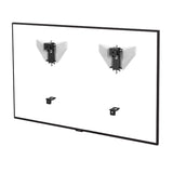 AVF Fixed Tilt TV Wall Mount – Fits 37–100″ TVs, Low-Profile Heavy-Duty Wall Bracket
