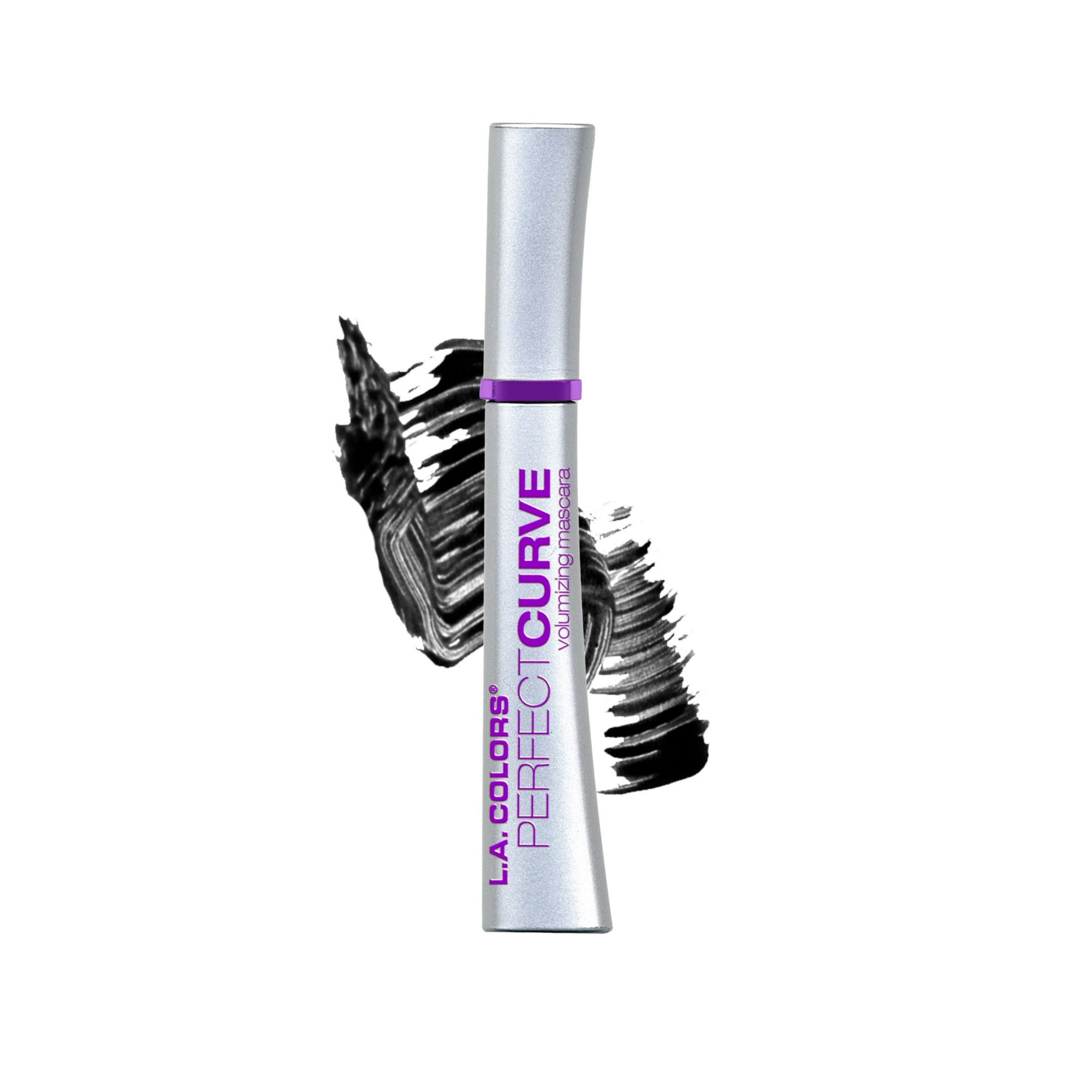L.A. COLORS Perfect Curl Volumizing & Ultra-Lifting Long-Wearing Mascara, BMS320 Very Black, 0.30 fl oz