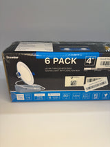 Ensenior 4-Inch Ultra-Thin LED Recessed Ceiling Light 

 6 Pack with Junction Box product image