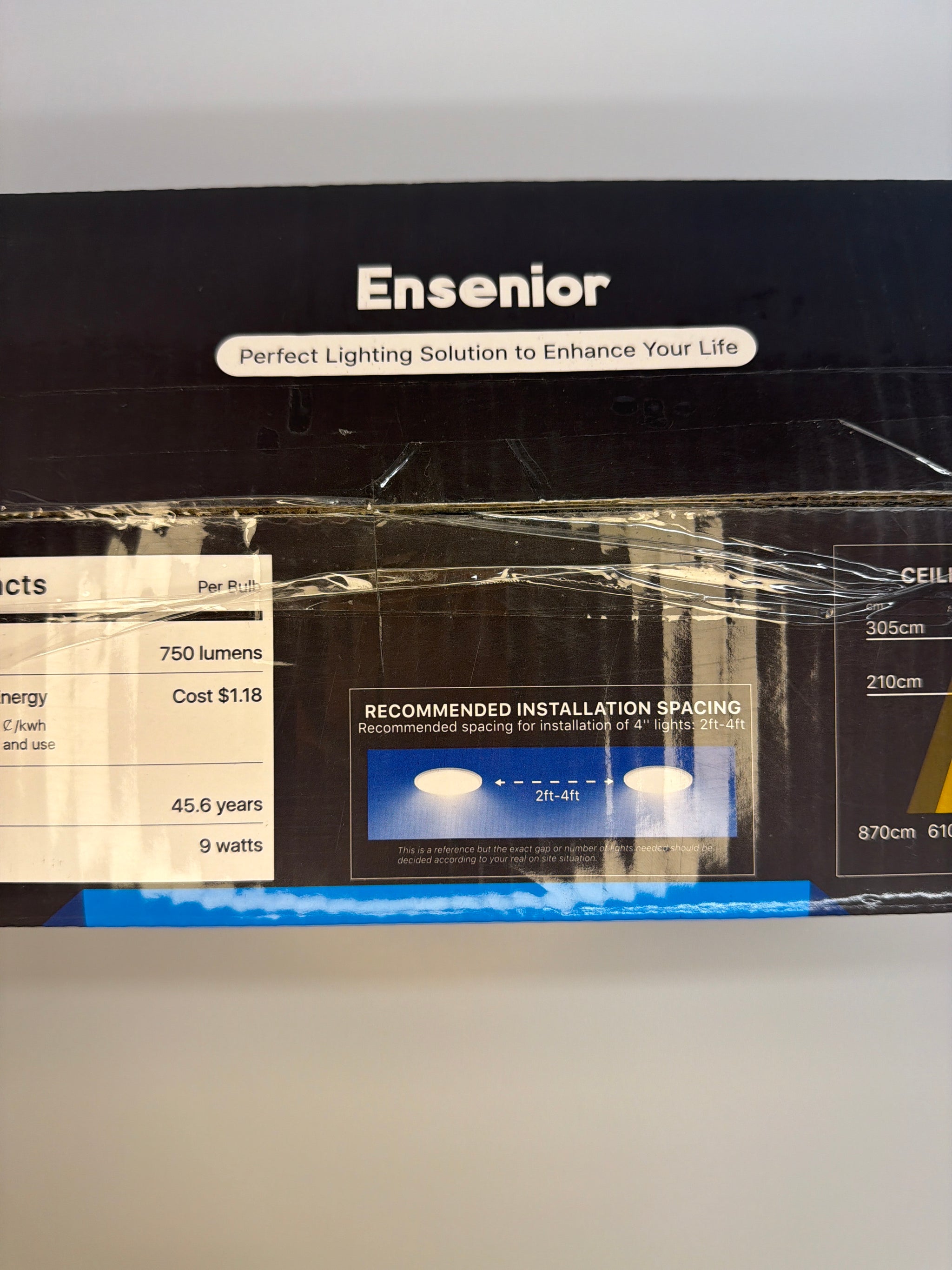 Ensenior 4-Inch Ultra-Thin LED Recessed Ceiling Light – 6 Pack with Junction Box