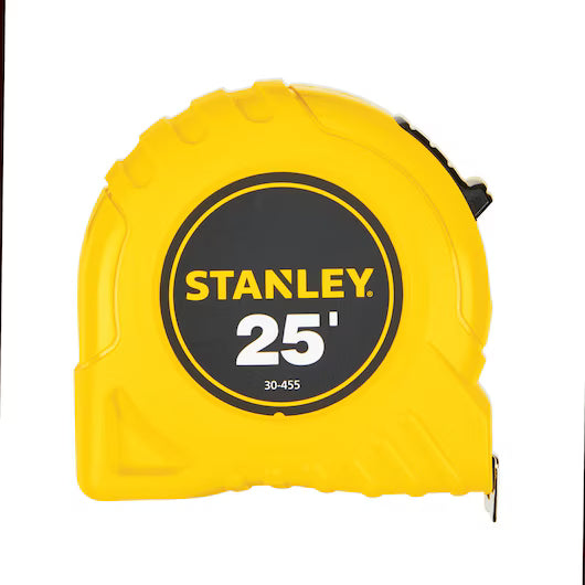 Stanley 25 ft Tape Measure – Model 30-455HD | Heavy-Duty Measuring Tool with Durable Case