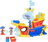 Marvel Spidey and His Amazing Friends Water-Webs Bubble Pirate Ship Toy