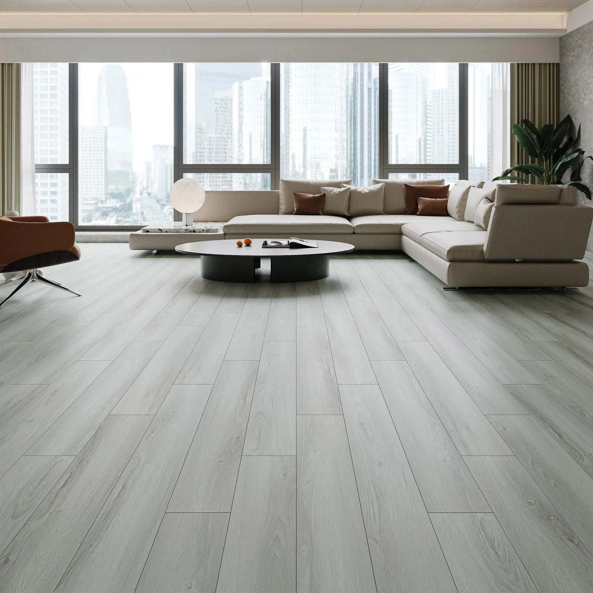 Kairos Water Resistant Laminate Flooring – Moonstone Colour (19 cm / 7.5 in.)