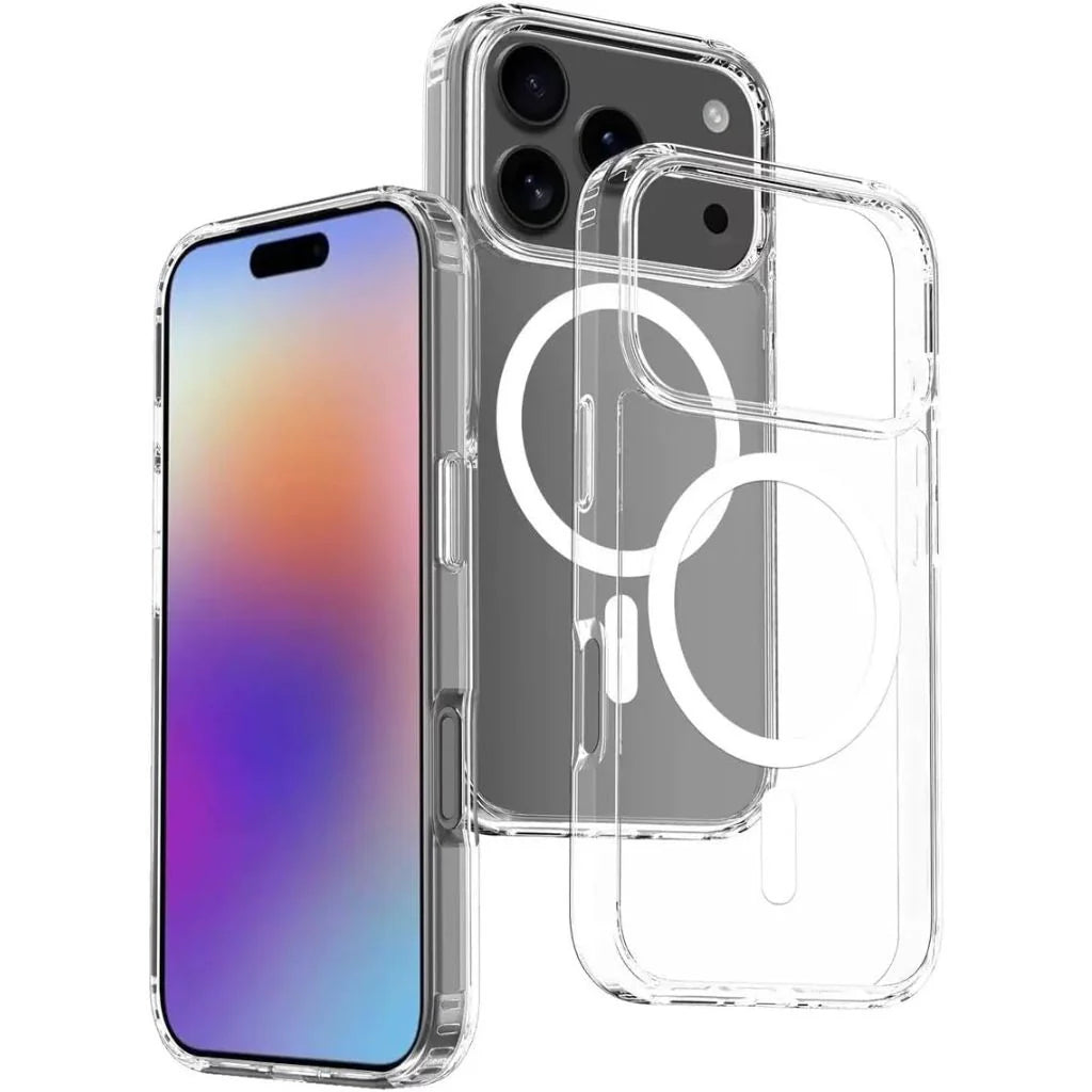 Clear Magnetic Case for iPhone 11–iPhone 17 – Slim, Protective, and Transparent
