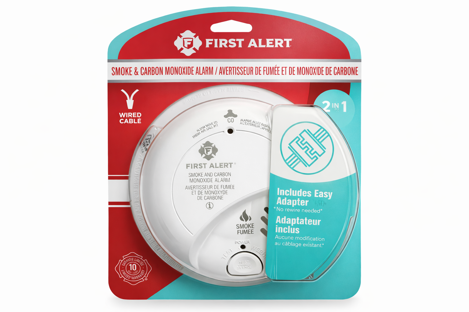 First Alert Hardwired Smoke and Carbon Monoxide Alarm