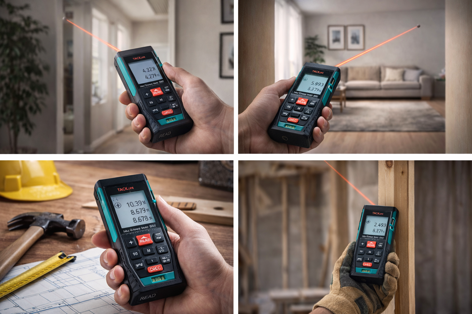 Tacklife Laser Distance Meter – Test, Measure & Inspect Tool