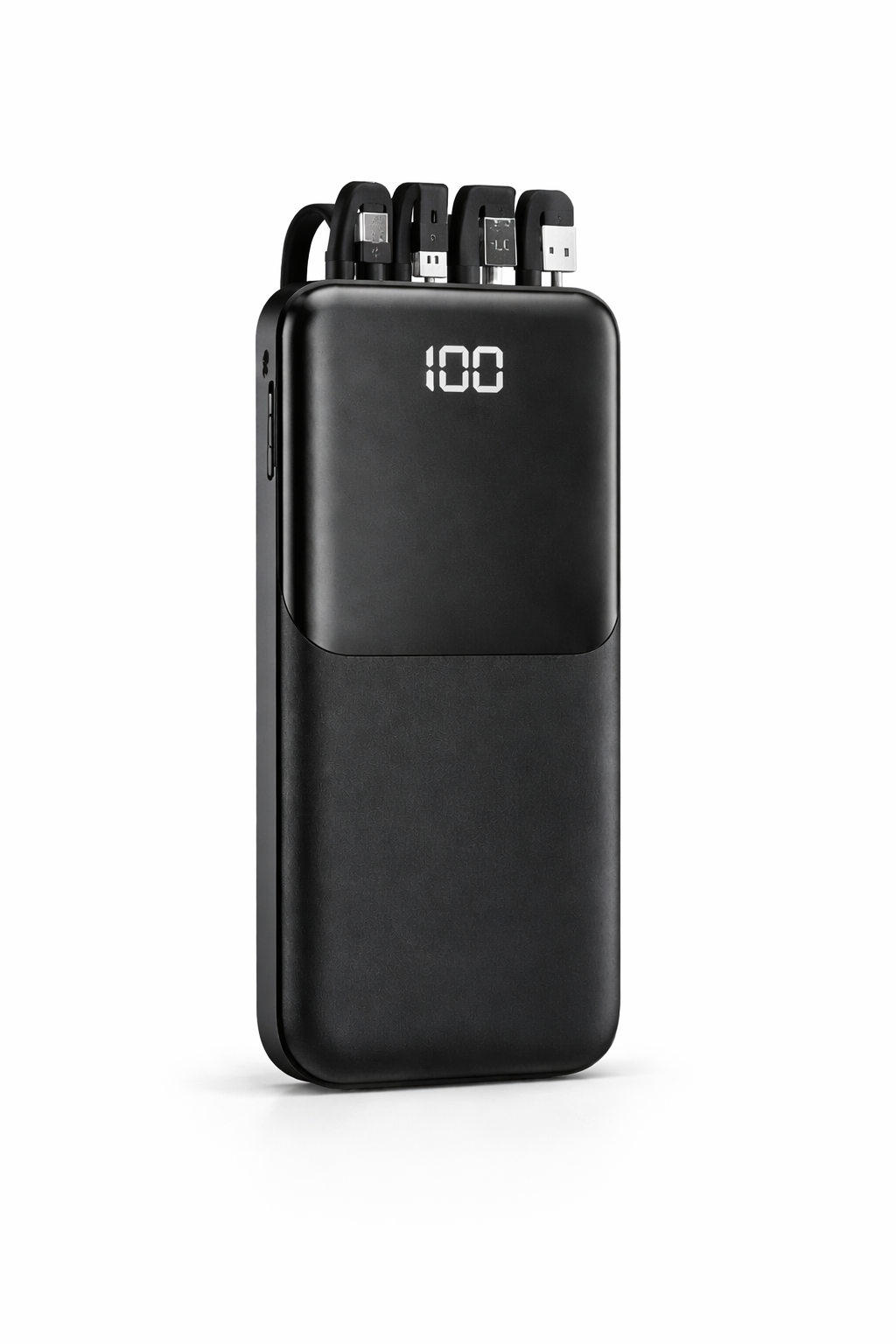 KP222-4 Power Bank – 20,000mAh with 4 Built-In Charging Cables