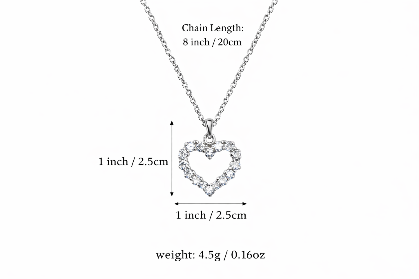 Heart Pendant Necklace – Romantic Jewelry Gift