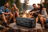BUGANI Portable Bluetooth Speaker 100ft Wireless Range Stereo Sound IPX5 Waterproof 24H Playtime