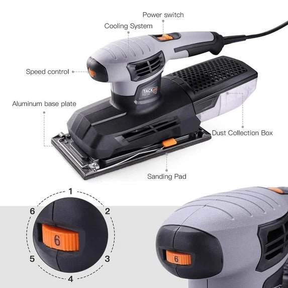 Tacklife PSS02A Finishing Sander