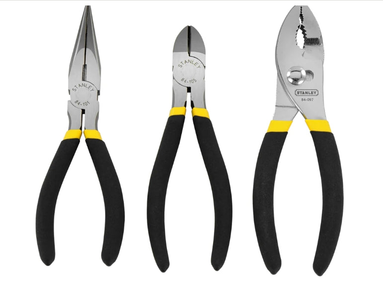 Stanley 3-Piece Pliers Set – Model STHT84405 | Durable Hand Tools for Home & Professional Use