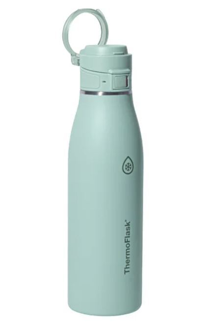 Thermoflask 740 mL (25 oz) Stainless Steel Water Bottle – 2-Pack, Double-Wall Vacuum Insulated, Reusable & Leak-Resistant