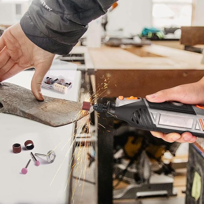 TACKLIFE Corded Mini Percussion Drill (Horizontal/Rotary)