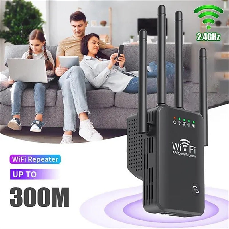 Wi-Fi Range Extender U9 – Dual-Band, 4-Antenna, High-Speed Coverage