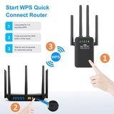 Wi-Fi Range Extender U9 – Dual-Band, 4-Antenna, High-Speed Coverage