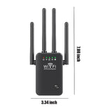 Wi-Fi Range Extender U9 – Dual-Band, 4-Antenna, High-Speed Coverage