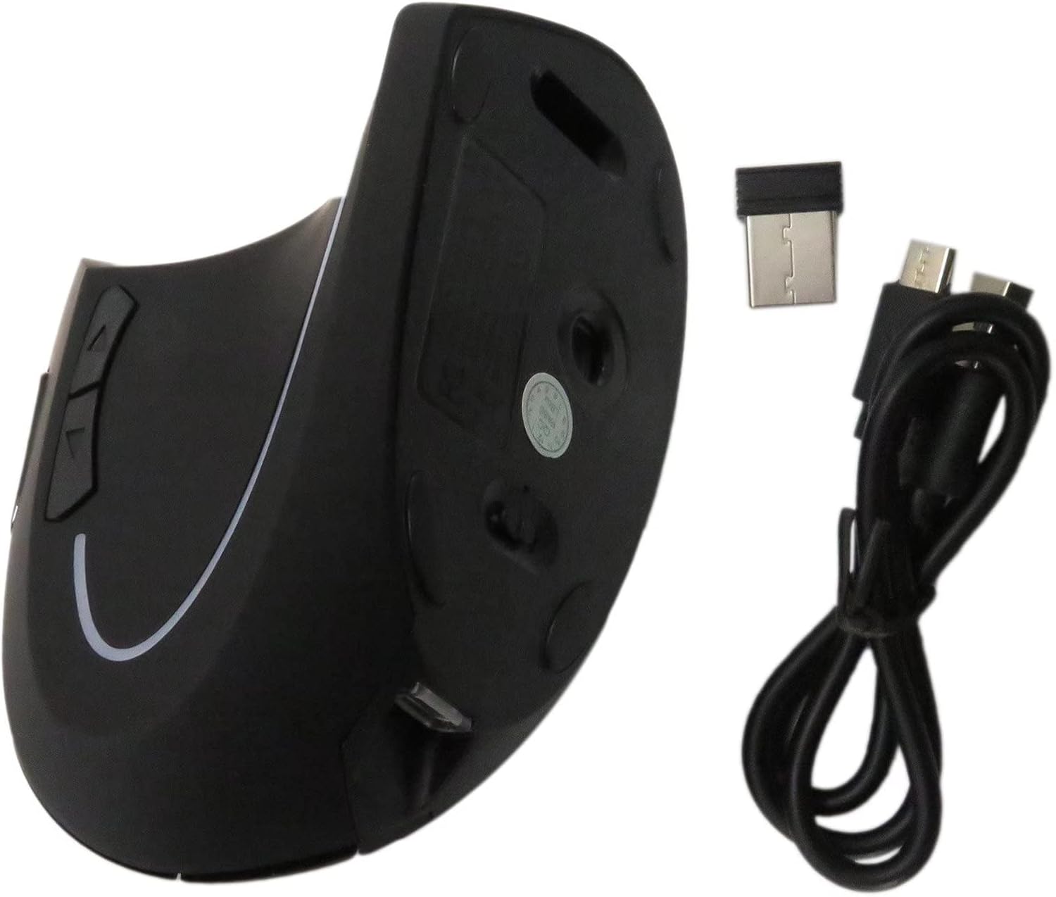 Jelly Comb Wireless Ergonomic Mouse – Vertical Design with Adjustable DPI