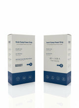 40W Fast Charging Desk Clamp Power Strip with 4 USB-C Ports and 8 AC Outlets Desktop Edge Mount Surge Protector