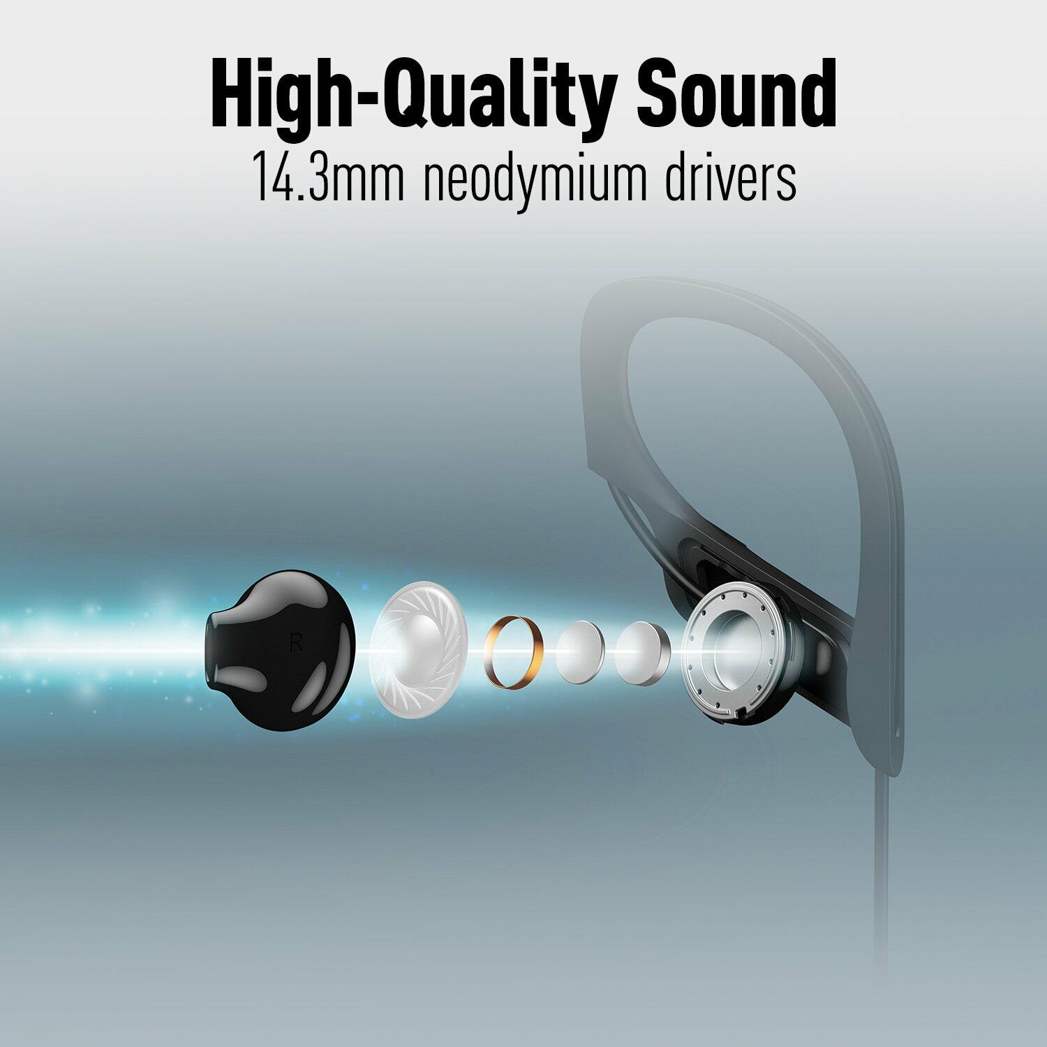 Panasonic RP-BTS10-K Wings Bluetooth Sport Earphones Black