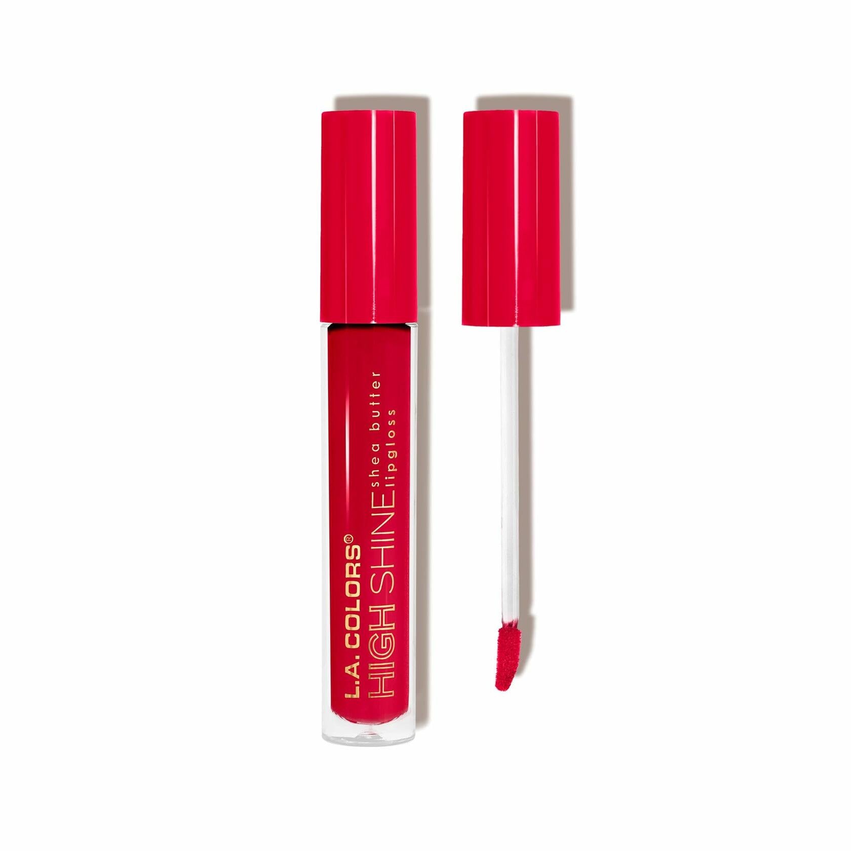 L.A. Colors High Shine Shea Butter Lip Gloss, Dynamite, 0.14 Oz