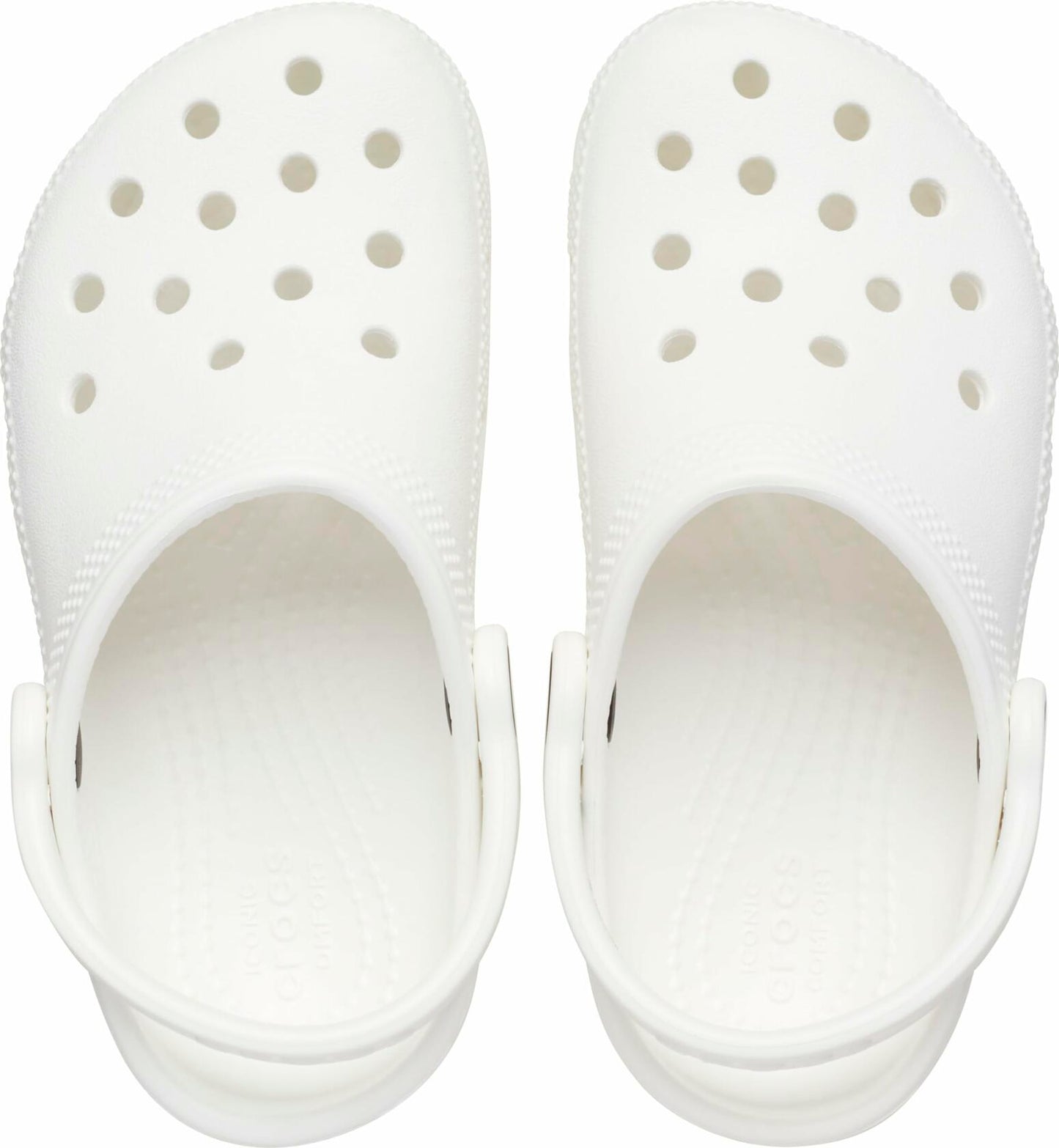 Crocs Unisex-Child Classic Clogs, White/White, 1 Little Kid