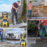 Karcher K2300PS 2300 PSI 1.2 GPM Electric Power Pressure Washer with Turbo, 15°, 40°, & Soap Nozzles