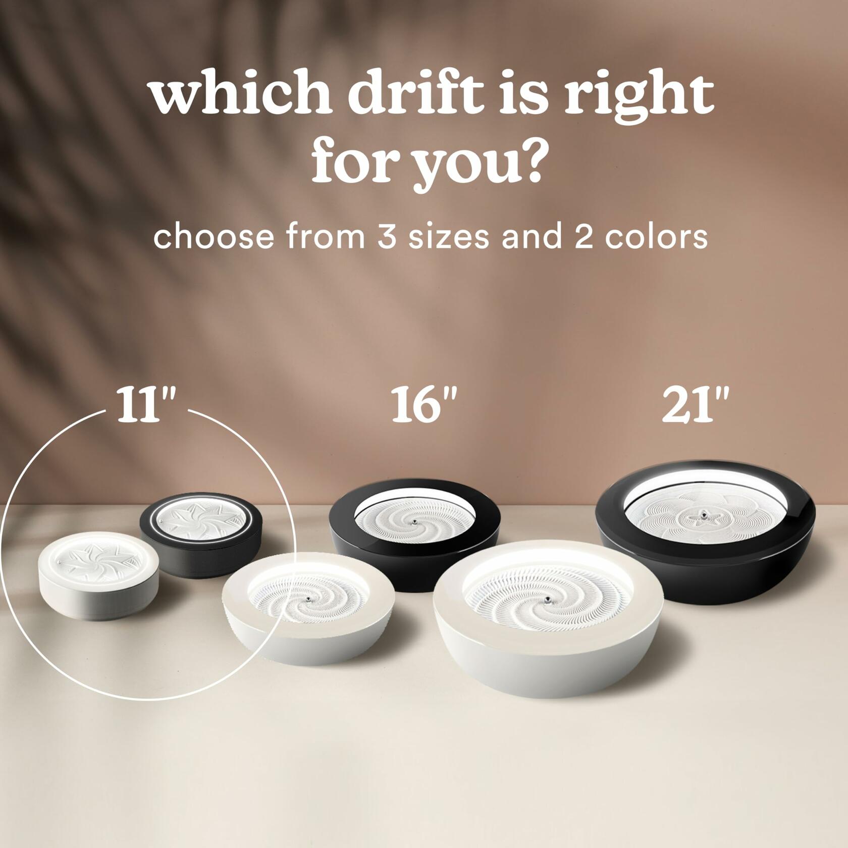 Homedics Drift Sandscape, Motion Sand, Perpetual Motion Machine, Zen Garden, Meditation Accessories, Decorative Sandscape, Bluetooth, iOS, Android, By Homedics (16 Inch (Small), Cream)