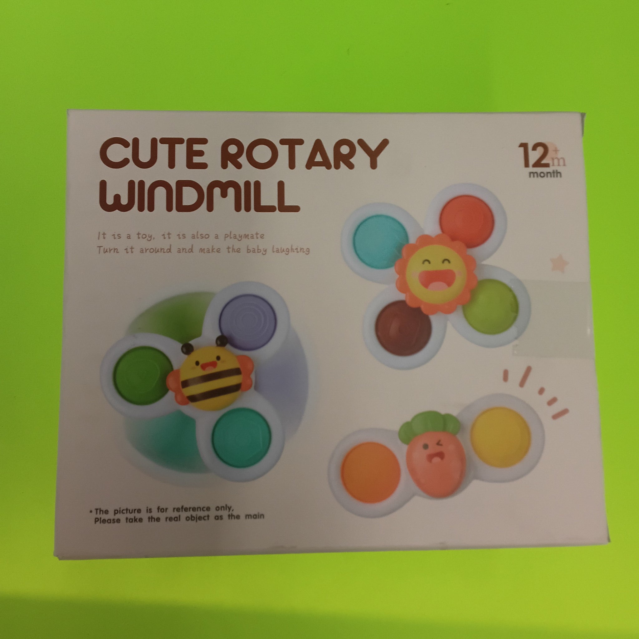 Cute Rotary Windmill Baby Toy 

 Suction Cup Spinner 12+ Months product image