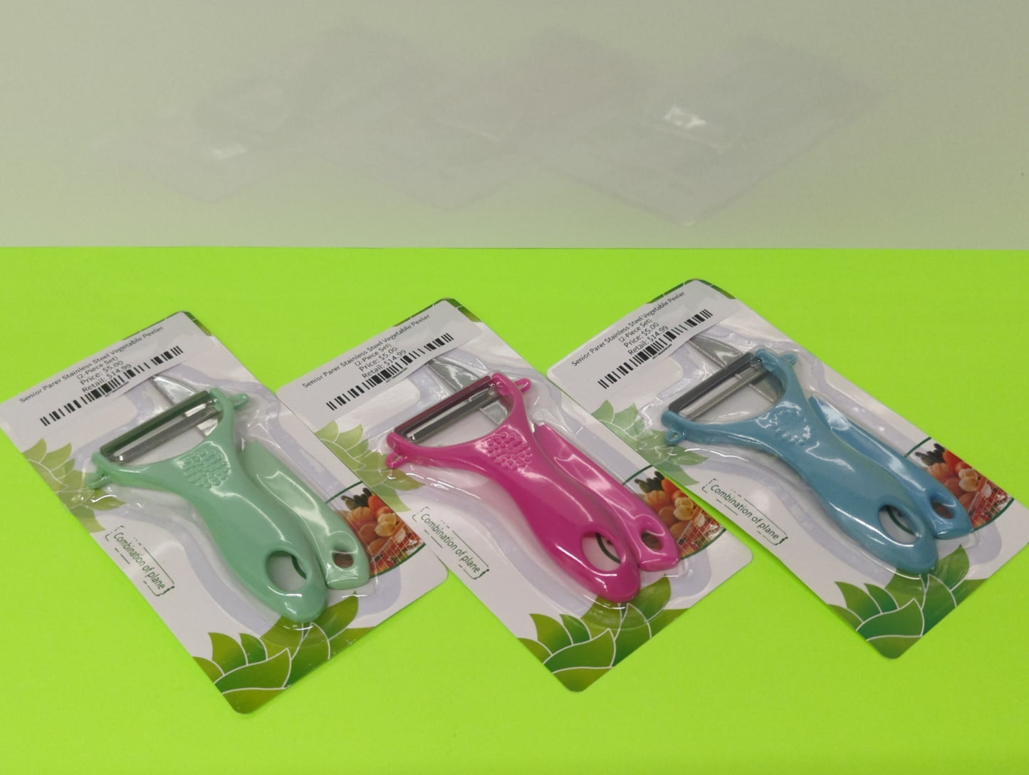 Banana Peeler and Ceramic Vegetable Peeler 2 pcs set