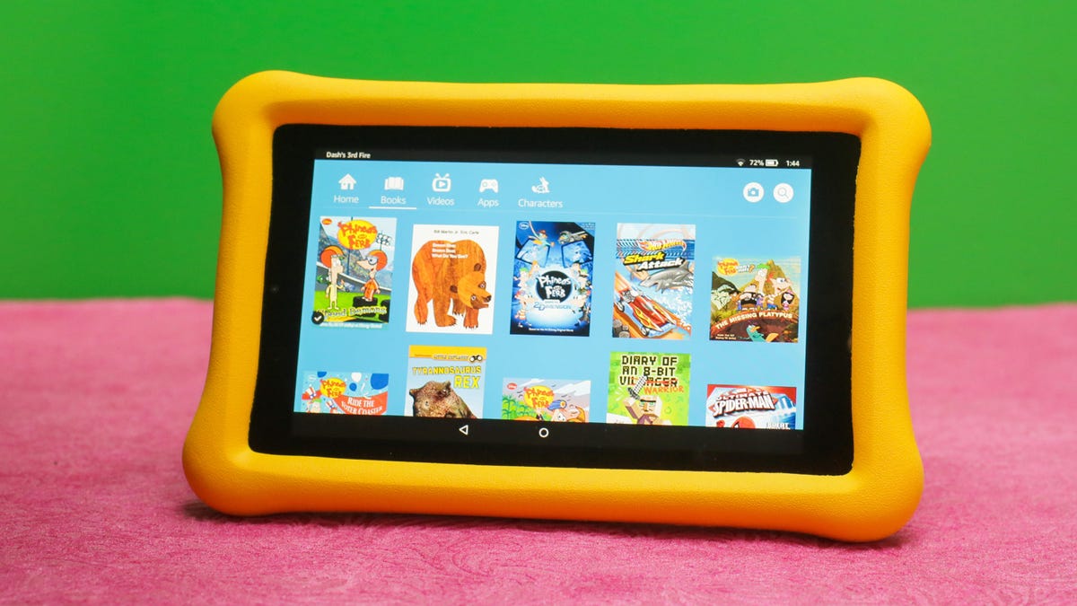 Amazon Fire 7 Kids Tablet 

 Refurbished, Durable and Kid-Friendly product image