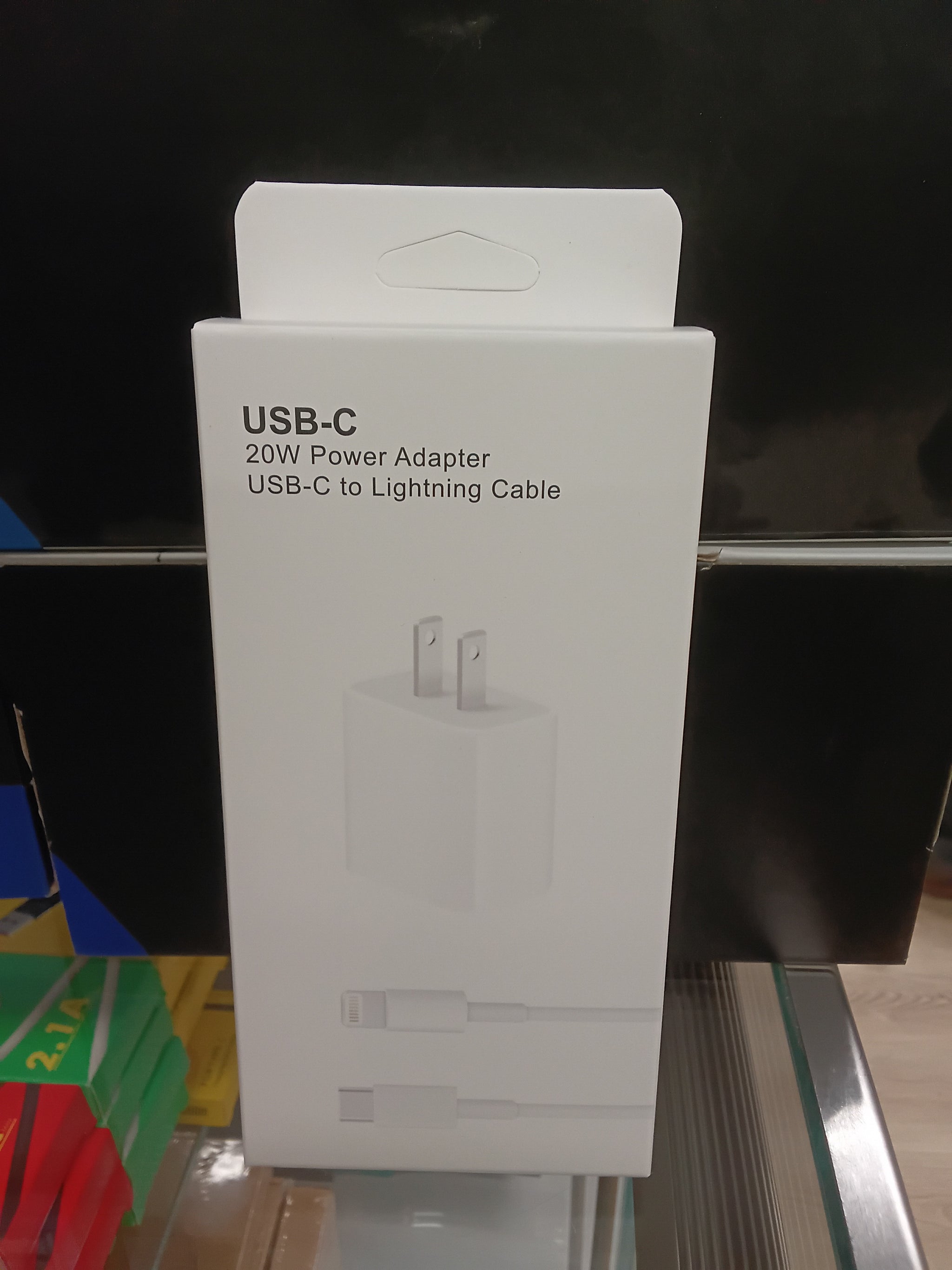 20W USB-C Power Adapter with USB-C to Lightning Cable product image